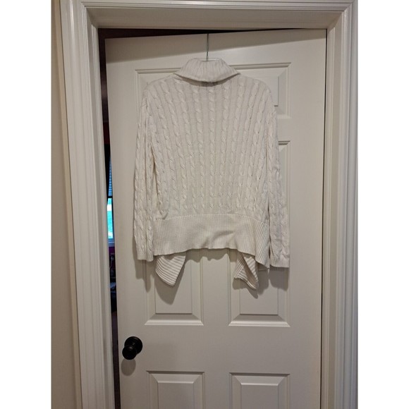 Duffield Lane 'Campbell' Knit Cashmere Blend Cardigan In Ivory Size Small - Picture 3 of 11